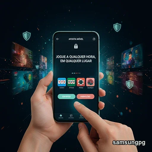 Jogos ao vivo e slots acessíveis na samsungpg em dispositivo móvel.