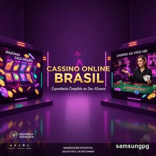 Interface da samsungpg mostrando serviços VIP de cassino online.