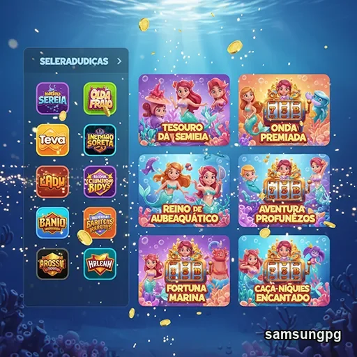 Interface da samsungpg com slots emocionantes de mergulho.